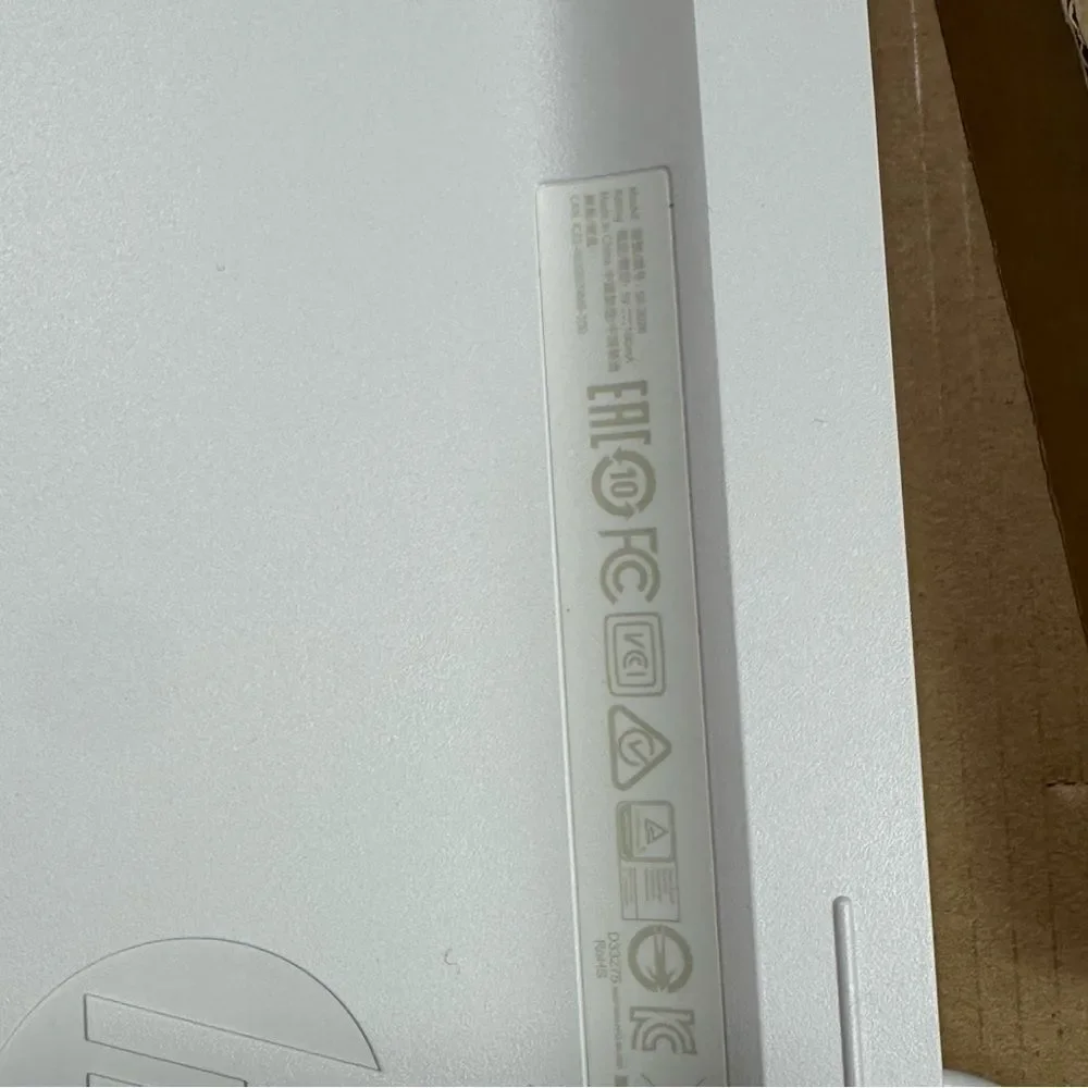 HP white Wired Keyboard
